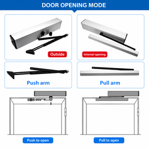 Motor <span class=keywords><strong>para</strong></span> Puerta Batiente Automática OUTUS, Brazo <span class=keywords><strong>de</strong></span> Empuje y Tracción <span class=keywords><strong>de</strong></span> 90 Grados, Apertura <span class=keywords><strong>de</strong></span> 3-7s, 6.5kg, Compacto, Bajo Consumo - Product Image 4