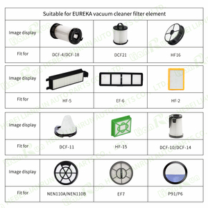 Bộ lọc chân không phù hợp với bộ lọc sạch hơn Eureka DCF-4/DCF-18/hf16/hf5/Ef6/hf2/dcf11 Bộ lọc chân không thay thế phù hợp - Product Image 2
