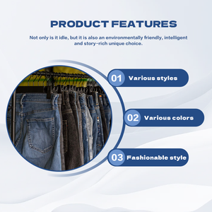 MS002 Pantalones Vaqueros Holgados de Verano para Hombre, Estilo <span class=keywords><strong>Retro</strong></span>, Buena Calidad, Informales - Product Image 2