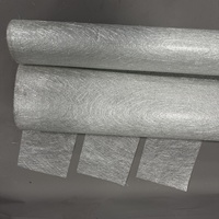 Tapis de fibre de verre E-Glass à brins coupés, lié par points, en rouleau souple CSM pour moulage et découpe