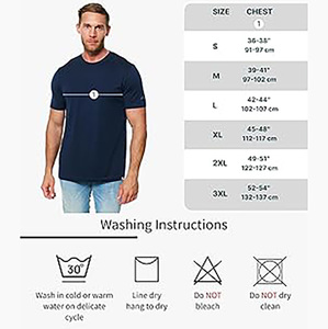 Maglietta Termica da <span class=keywords><strong>Uomo</strong></span> in Lana Merino, Leggera, per Sport all'Aperto, Strato Base, Tinta Unita - Product Image 6