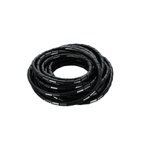PESpiral Cable manga negro blanco Cable Protector tubo Flexible para ordenador eléctrico cargador de coche gestión de cables WireProtector