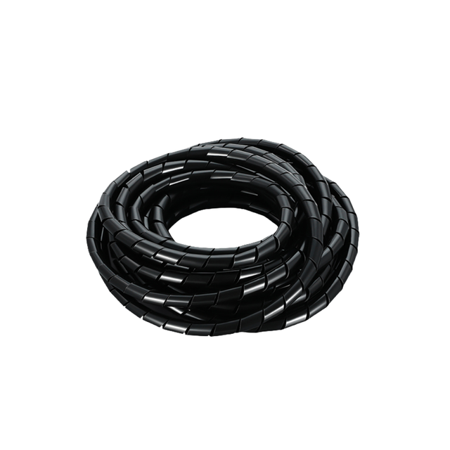 PESpiral Cable Sleeve Black White Wire Protector Flexible Tube for Electrical Computer Car Charger Cord Management WireProtector