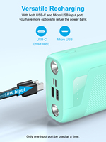 Nouveaux produits ODM 2025 – Batterie externe à charge rapide 20W 22.5W USB-C, grande capacité, portable, 30000mAh