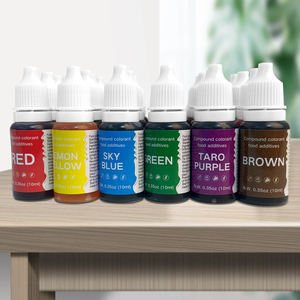 สีผสมอาหารเจลเหลวสำหรับตกแต่งขนมอบสีช็อกโกแลตกินได้ - Product Image 6