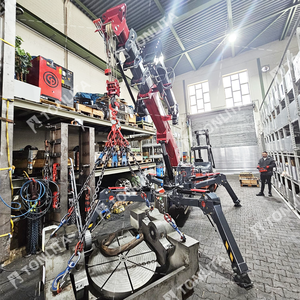 أفضل سعر لرافعة عنكبوتية 3 طن كهربائية وديزل، رافعة صغيرة للبناء بمسار مطاطي 2 طن مع ذراع متحرك وسلة للعمال للبيع - Product Image 3