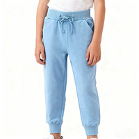 Pantalons pour garçons en coton avec logo personnalisé, de haute qualité, décontractés, tendance, pantalons pour tout-petits, doux, confortables, taille mi-haute, pantalons de survêtement