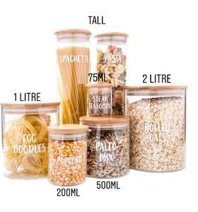 ขายส่งครัว 12 ชิ้นแก้ว Borosilicate เครื่องเทศขวดเก็บชุดพร้อมฝาไม้ไผ่ - Product Image 1