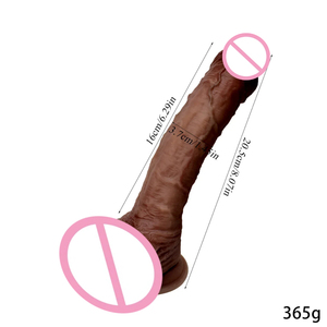 <span class=keywords><strong>Dildo</strong></span> Negro Flexible con Eje Texturizado y Movible, Compatible con Arnés, Discreto y Fácil de Transportar, Juguete Sexual - Product Image 1