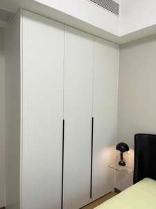 Armoire de rangement moderne pour chambre à coucher de maison vestiaire sectionnel avec armoire latérale armoire en bois - Product Image 5