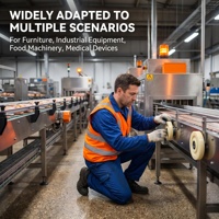 Poulies en nylon usinées CNC sur mesure haute résistance et rouleaux en POM à rainure en U/V, adaptés aux applications à vitesse variable.