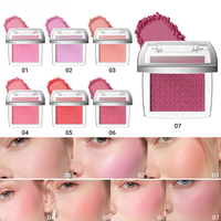 Poudre pressée mate en gros sous marque privée, couleurs variées (lavande, violet, rose), maquillage visage, prix de gros
