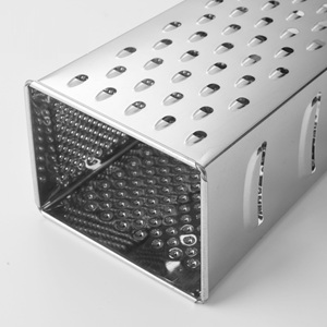 Gadget de cuisine multifonction en acier inoxydable à 4 côtés Opération manuelle Trancheuse de légumes à l'ail, à pommes de terre et au fromage - Product Image 3