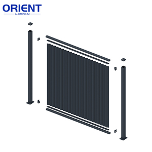 Panneau de clôture en aluminium en promotion : aspect élégant et lisse, cadre robuste, idéal pour la protection des espaces extérieurs et des patios. - Product Image 3