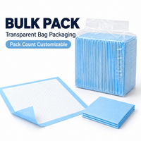 Tapis absorbants jetables pour chiens, à drainage rapide, avec noyau en pâte à haute absorption et barrière imperméable, pour la maison et les centres de séjour canin, direct usine
