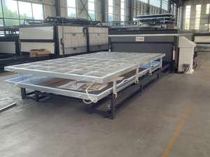 เครื่องลามิเนตกระจกสองชั้นความแม่นยำสูง พร้อมระบบ PLC และมอเตอร์ รองรับการใช้งานกับอะลูมิเนียม สำหรับการผลิตประตูและหน้าต่าง - Product Image 3