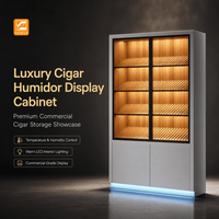 Vitrine d'affichage moderne personnalisée au design supérieur pour cigarettes et cigares Armoire à cigarettes et présentoir à cigares de qualité supérieure