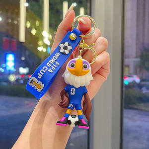 بيع بالجملة ديكورات سيارة بتصميم جديد سلاسل مفاتيح لمحبي العالم - Product Image 5