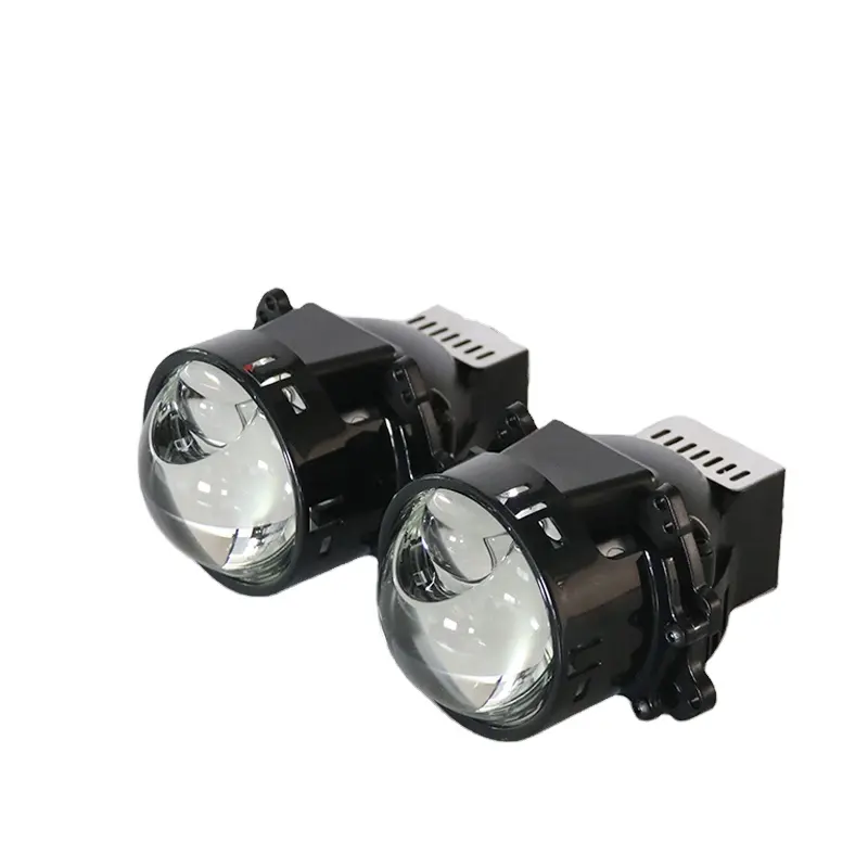 AES 3.0inch A15 Bi-LED Headlight with Hi/Low beam 6000K 55W Super Bright LED Projector Lens Car Accessories