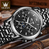 Montre mécanique automatique OEM 6633, marque haut de gamme, acier inoxydable, luxe, Reloj Hombres, calendrier, montre-bracelet pour homme