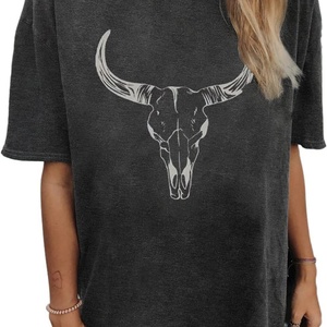 Vintage Floral <b>Boho</b> Wildflower T-<b>Shirt</b> Regular Fit Short Sleeve Casual Summer Cotton Blend Quick Dry Women's Tops - Product Image 6