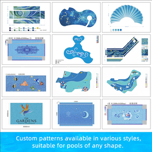 120x120cm vuông kính bức tranh tường hồ bơi nữ thần Medusa huy chương Gạch <span class=keywords><strong>Mosaic</strong></span> cho phòng ngủ phòng tắm khách sạn tường phòng và sàn nhà - Product Image 6