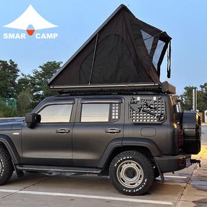 Acampar al aire libre En Stock Venta caliente Triángulo Techo Carpas Hardshell Slim Aluminio tienda en la azotea de China - Product Image 4