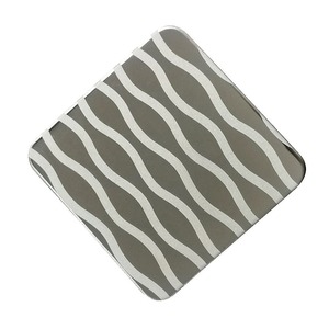 0.8mm 1.0mm tùy chỉnh mô hình kim loại thiết kế thép không gỉ tấm SS mảnh màu vàng Swirl nổi trang trí tấm 304 316 - Product Image 2