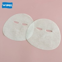 WIPEX OEM 38gsm Matériel de masque facial en feuille, respectueux de la peau, non tissé, hydratant, tissu de masque en lyocell, haute absorption, tissu de masque sec