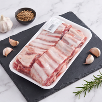 Barquette alimentaire en bagasse de canne à sucre de qualité alimentaire et écologique pour la viande, idéale pour l'industrie agroalimentaire