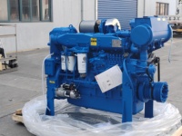 Moteur diesel marin turbocompressé SCDC Weichai WD12C350-18 258 kW 350 CV 1800 tr/min pour bateau de travail et navire de transport