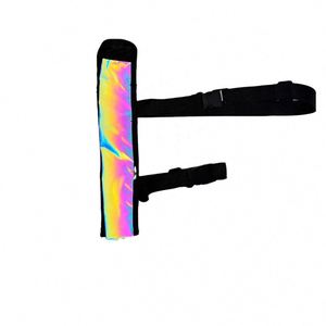 Sac de transport décoratif en tissu réfléchissant pour éventail de Kung Fu écologique de 33 cm (13 pouces) – Accessoire pour éventail de Tai Chi - Product Image 2