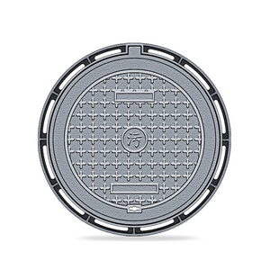 공장 주철 맞춤형 CE-EN124 연성 철 맞춤형 로고 D400 맨홀 커버 잘 커버 도로 안전 라운드 - Product Image 4