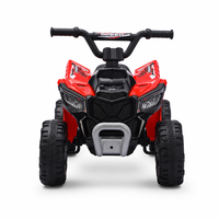 Quad électrique pour enfants 6V4AH, moteur 380, voiture jouet 4 roues avec lumières LED et musique