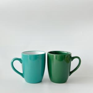แก้วมัคเคลือบสีทึบแนวอาร์ตสำหรับร้านกาแฟถ้วยเครื่องดื่มแบบพิเศษ - Product Image 3