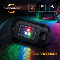 Kit d'éclairage LED RGB en aluminium étanche IP67 Gnsource avec contrôle par application pour la rénovation des châssis et des passages de roues de camionnettes, 4x4, SUV, etc.