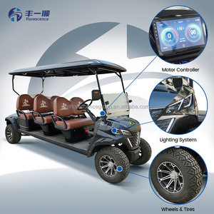 รถกอล์ฟราคาประหยัด 6 ที่นั่ง ขับเคลื่อน 4 ล้อ ความเร็วต่ำ สำหรับขาย - Product Image 2