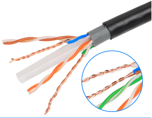 สายแลน Cat5E <span class=keywords><strong>Cat6</strong></span> Cat6A ทองแดงแท้ CCA ความยาว 305 ม. ตัวอย่างสินค้าทดลอง โรงงานผลิตโดยตรง มาตรฐาน CE RoHS ISO 9001 เจ้อเจียง - Product Image 2