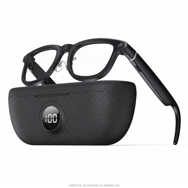 All-In-One AI Eyewear With 3000W Photo Video Dual Mic Noise Cancel 3600mAh Phone Charging Case HiFi Audio Speaker Smart Glasses