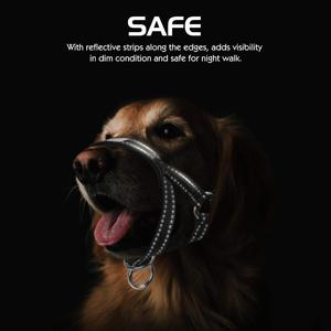 OEM Factory Reflective Adjustable Soft Nylon <strong>Dog</strong> Head <strong>Collar</strong> Halter, <strong>Neoprene</strong> Padded <strong>Dog</strong> Head <strong>Collar</strong> with Plastic Buckle - Product Image 5