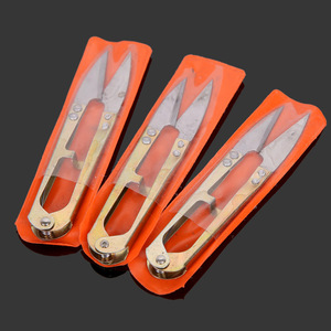 Tijeras para cortar hilos galvanizadas, cortadores de hilo en forma de U de acero inoxidable para herramientas de pesca - Product Image 1