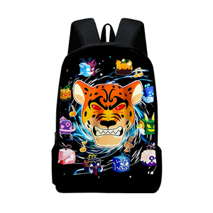 Bolsa de libros escolares para niños con logotipo personalizado, mochila con patrones de dibujos animados para el hogar, productos artesanales hechos a mano - Product Image 1