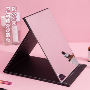 Foldable Makeup <b>Mirror</b> <b>Square</b> Desktop <b>Mirror</b> Small Medium Large Size For Student Dormitory Hair Combing Princess <b>Mirror</b> - Product Image 3