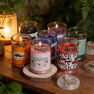 เทียนหอมธีมพิธีกรรม 7 แบบ น้ำหนัก 120 กรัม ทำจากขี้ผึ้งถั่วเหลืองธรรมชาติ ประดับด้วย<span class=keywords><strong>ดอกไม้</strong></span>แห้ง เทียนวิเศษสำหรับการทำสมาธิ การบำบัด และอโรมาเธอราพี - Product Image 2