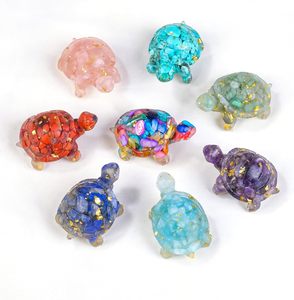 โคมไฟเต่าทำมือจากหินบำบัดธรรมชาติ รูปทรงเต่า โคมไฟคริสตัลข้างเตียง - Product Image 5