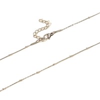 Collier en chaînes torsadées fines et épaisses en acier inoxydable 18k PVD or, résistant à l'eau et inaltérable, pour la fabrication de bijoux DIY - Vente en gros