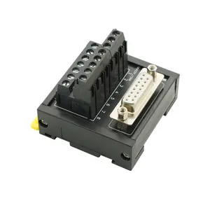 Módulo de Control Industrial con 15 bloques de terminales de relé, reemplazo de placa adaptadora de montaje en Riel, conector AAM-3909