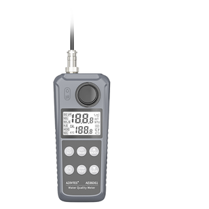 Analyseur de qualité de l'eau portable combiné AE86061, pH, azote ammoniacal, oxygène dissous - Product Image 4