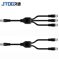 Connecteur de câble étanche M12 mâle à femelle séparateur en Y