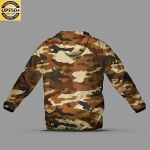 Custom <b>Camouflage</b> Pattern Design Lightweight Windbreaker Jacket Printed <b>Camouflage</b> Full Print Tactical Jacket - Product Image 2